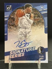 TYLER BEY 200-21 DONRUSS AUTO ROOKIE MAVERICKS  