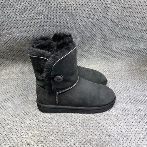 Stivali neri Ugg Bailey Button II taglia 3 bambina - Foto 6 di 9