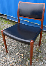 Vintage Niels Møller Model 80 Dining Desk Chair 