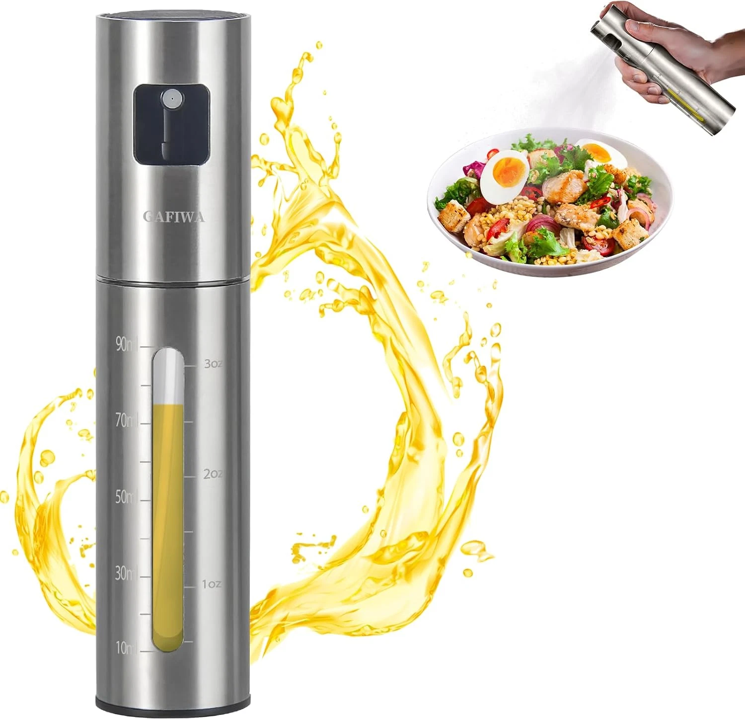 Olive Oil Sprayer for Cooking, Olive Oil Mister Spray Bottle for Cooking, Oil Di