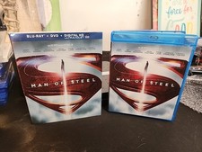 Man of Steel Blu-ray DVD 2013 Combo Pack Zack Snyder Henry Cavill Digital HD