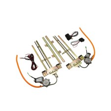 Car Street Hot Rat Rod Flat Glass Power Window Kit For 1947- 1954 Chevy Pickup