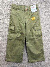 Cat  Jack Pants Boys 4 Baggy Cargo Chino Adjustable Waist Reinforced Knee