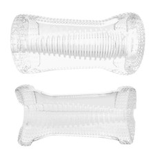 Clear Dual End Male Men Masturbator Vagina  Real Feel Love Doll Sex Toy