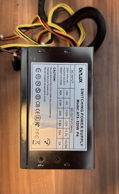 520W COMPUTER NETZTEIL Model: ATX-520W P4 Switching Power Supply 520 Watt