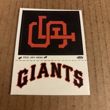 1968-72 Fleer Cloth Patches Cleveland Indians Logo Baseball (f3)