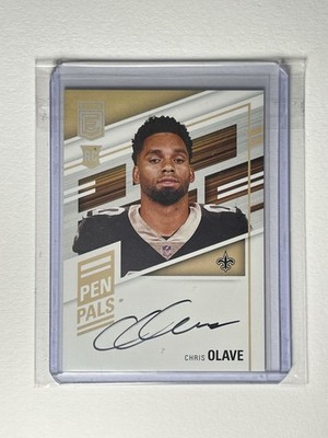 2022 Panini Donruss Elite - Pen Pals #PP-CO Chris Olave (AU, RC) Auto Rookie