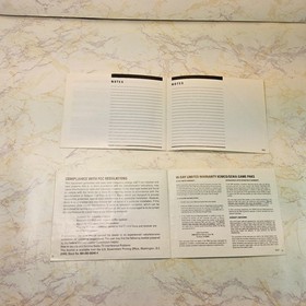 Bugs Bunny Set Birthday Blowout and Crazy Castle Nintendo NES Manuals Original