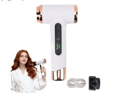 Cordless Ionic Hair Dryer, 200W Rechargeable Portable Hair Dryer with Airflow...