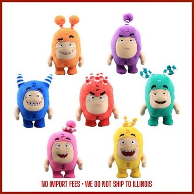  Oddbods Cartoon Plush Toys Stuffed Kids Toy Collection Kids Doll Christmas Birt