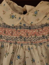 VTG Handmade Smocked Infant Girl Dress