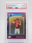 JAYDEN DANIELS 2024 DONRUSS OPTIC RATED ROOKIE PINK A RC PSA 10 Q0004
