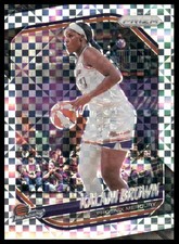 2025 Panini Prizm WNBA #55 Kalani Brown Checkerboard Prizms
