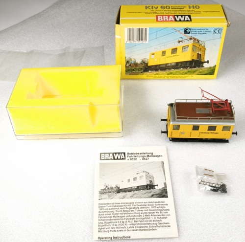 Brawa 0527 Fahrleitungs-Messwagen Klv 60 DB AC H0 Märklin-System OVP fast unbesp | Condition: Gebraucht