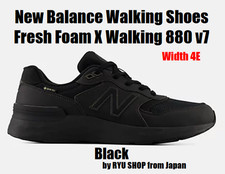 New Balance Walking Shoes Fresh Foam X Walking 880 v7 U880G7XY 4E Black GORE-TEX