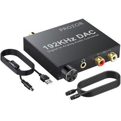 DAC Converter 192 kHz Coaxial Optical zu RCA Jack 1 Stück