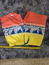 Nautical Blue Sail Swim Trunks XXL