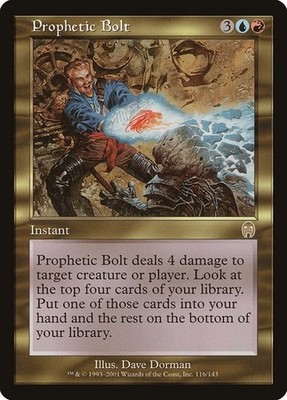 LP Prophetic Bolt, MTG, Apocalypse, Magic the Gathering, 116 *B