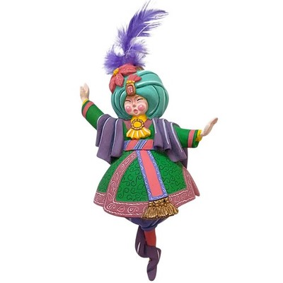 Dept 56 Nutcracker Suite Ornament Oriental Dancer Tea Chinese Dance Vintage READ