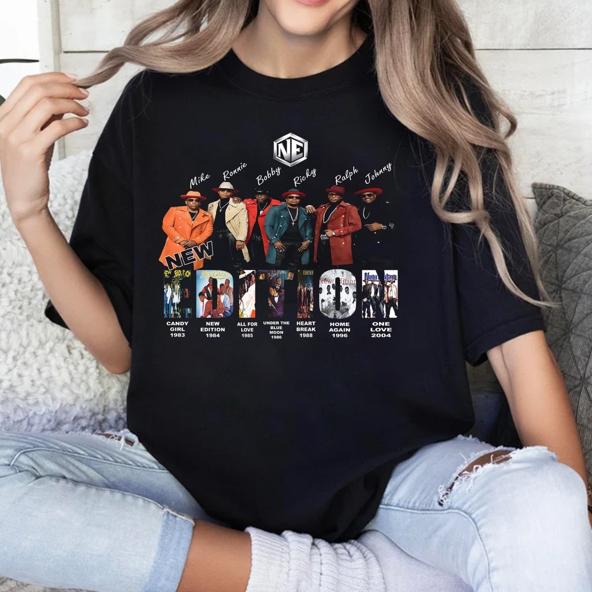 The New Edition Way 2026 Tour Shirt, Vintage New Edition Albums