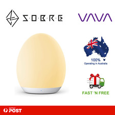 VAVA Night Lights for Kids Baby Light LED RGB Color Charging Bedside Table Lamp