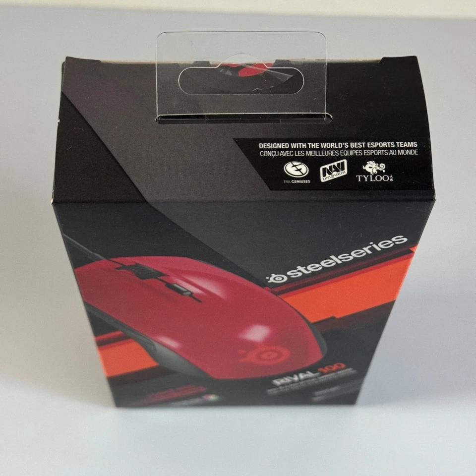 SteelSeries Rival 100 Gaming Mouse Forge Red Genesis RGB Optical NEW - Image 2 of 4