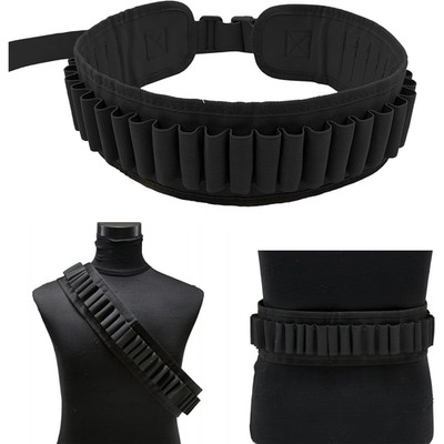 30 Rounds Shotgun Shells Bandolier Holder 12/20 Guage Shotshells Bandolier Belts