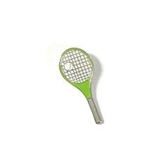 Vintage Tennis Racket Enamel Lapel Pin Badge 1990s Sports Memorabilia