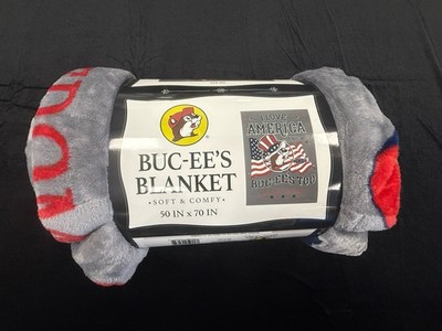 New 2026 NEW Buc-ee s 4th Of JULY Plush Throw Blanket 50 x70  Bucees
