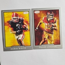SAGE Artistry 2022 NFL Sports Trading Card Lot Zamir White Drake London