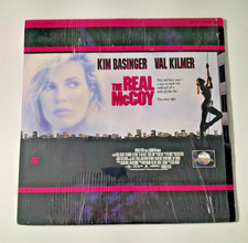 The Real McCoy WideScreen Lettered Boxed LaserDisc LD Kim Basinger Val Kilmer