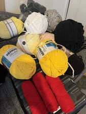 Bulk Yarn Bundle – Bernat Blanket + Mixed Skeins | Crochet & Knitting Craft Lot