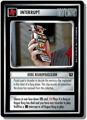 Borg Neuroprocessor - First Contact - Star Trek CCG 1E - Picture 1 of 6