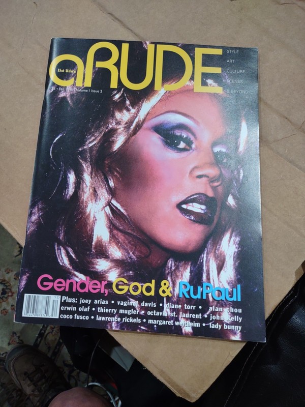 Rare Vintage Issue Of A ride, Ru Paul, Vol. 1 Issue 2