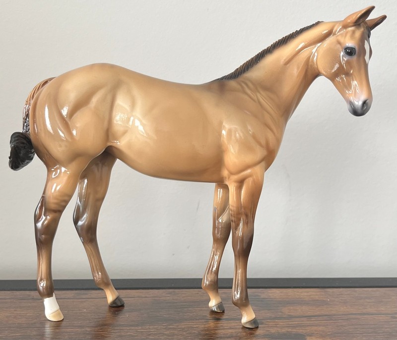 Peter Stone QH Weanling 2007 Limited Run of 30 "SACRED SPIRIT" Glossy Dun WOW!