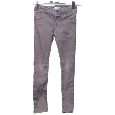 Name It, Jeans, Größe: 128, Grau, Baumwolle, Einfarbig, Denim #dWU