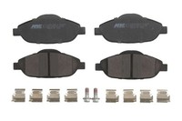 Vorderachse ABE C1P047ABE-P Bremsbelagsatz, Scheibenbremse FüR Peugeot