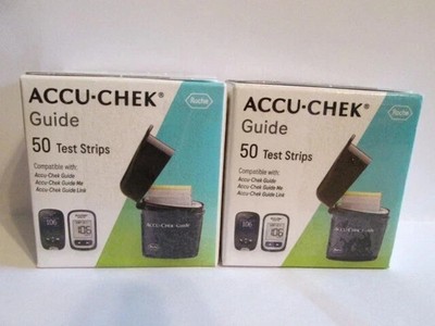 100 test strips Accu- Chek Guide EXP 6/2026+ *See description for more details*