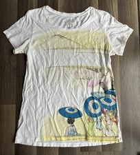 Uniqlo UT Hokusai Japanese Traditional Yes Sora Geisha T Shirt Women Sz Medium