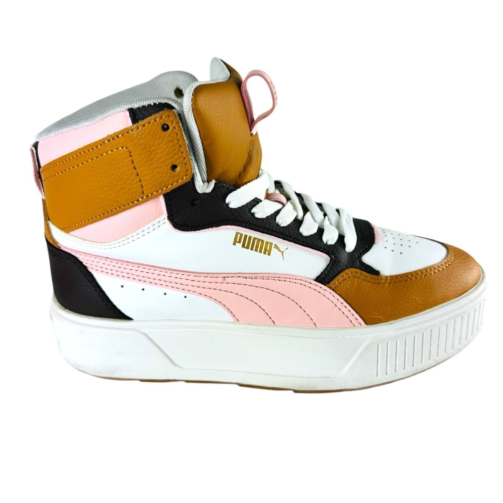 SAOLA Sneaker alte Puma Youth Karmen Rebelle marrone rosa bianco taglia 5 5 US 37 5 EU