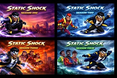 Static Shock Complete Series Blu-ray 4 Seasons Full Collection Rare DC Animated