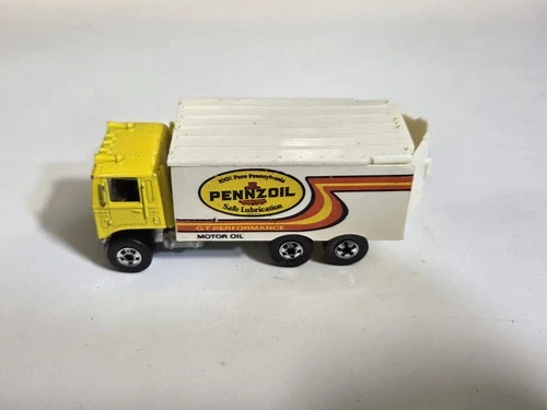 Vintage Hot Wheels 1981 Rapid Delivery Truck Pennzoil Hong Kong HK EUC C158