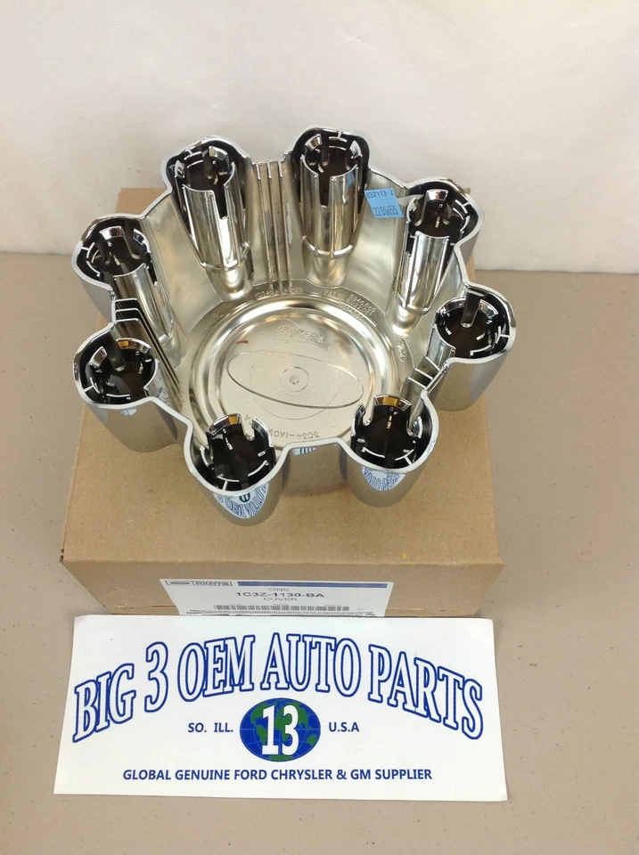 Ford F-250 F-350 Super Duty 2001 2002 2003 2004 tapacubos central cromo nuevo Foto 3 de 3