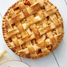 Daily Fresh Baked Apple Pie 10" & Greeting Card, Birthday Gourmet Food (4.5 lbs)