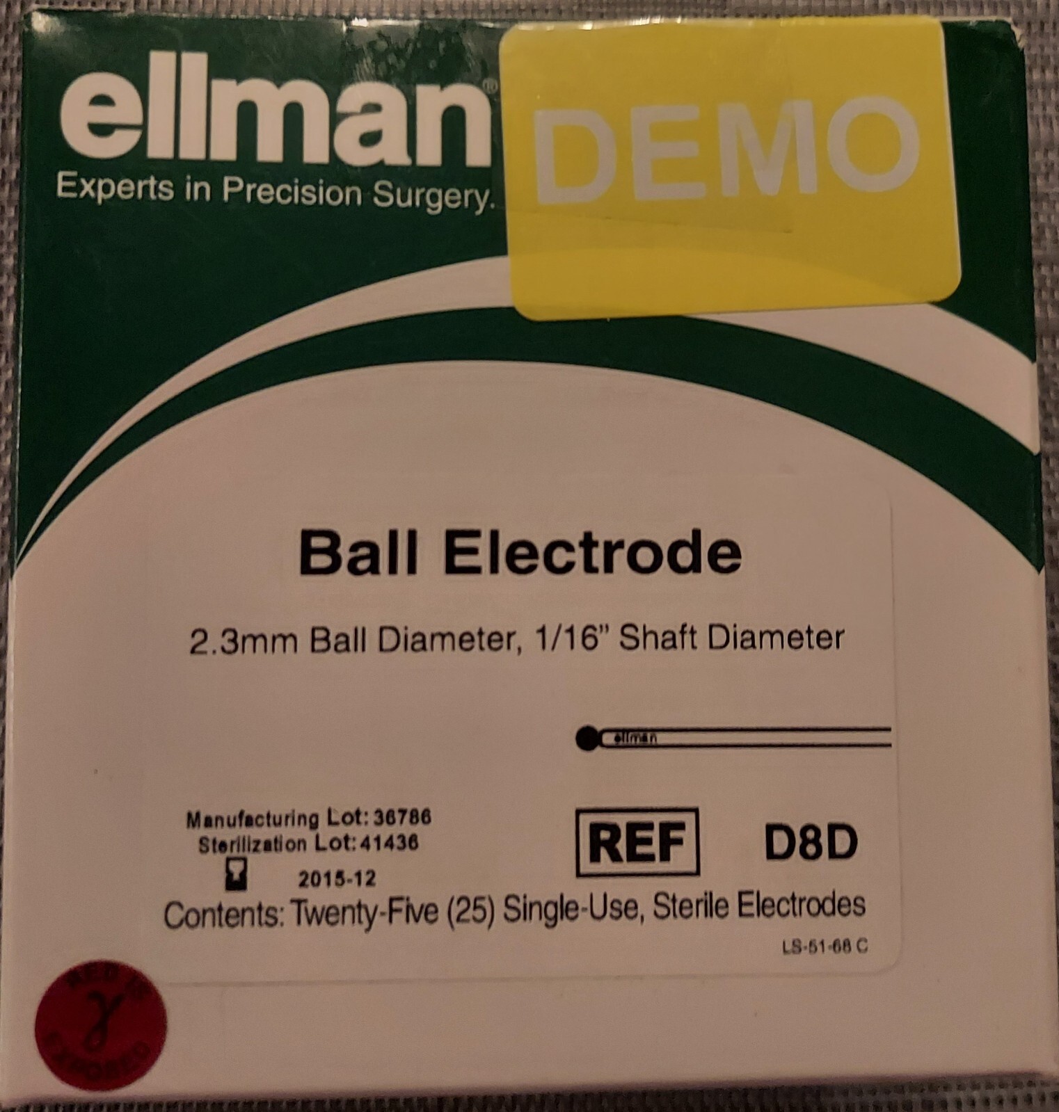 Brand NEW Ellman D8D Ball Electrodes 25 pieces/Box! eBay