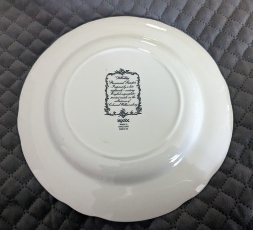 Spode Williamsburg Blue Provincial Garden Plates Luncheon 9" Set Of 6 - Picture 15 of 19