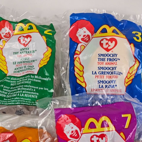 1999 Set of 10 McDonald's TY Beanie Babies New Sealed in Bags Happy Meal - Picture 3 of 14
