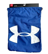 Under Armour Ozsee Drawstring Sackpack Backpack Blue Gym Bag Sack Pack