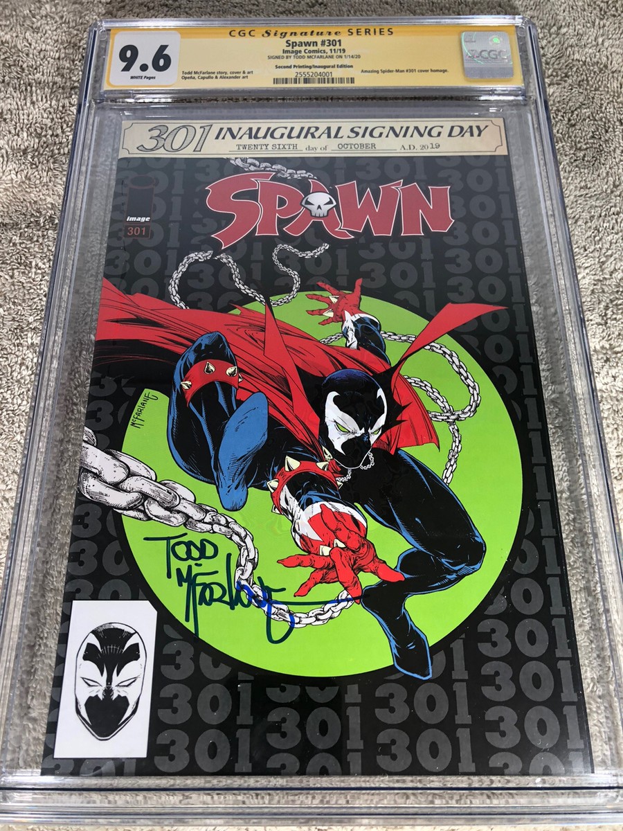 ぷぅ様　購入用ページ Spawn 301 CGC SS 9.6 Todd McFarlane Auto 2nd Print Inaugural Ed 11