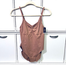 Gap Body Original Seamless Shaping Bodysuit Size L Beige